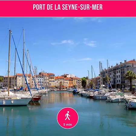 Le Garibaldi - Spéciale Long Avril - Idéal Couple&pro- Animaux Acceptés - 5min à Pied Du Port - Centre - Commerces - 10min En Voiture - Wifi Hd - Parking Gratuit Dans La Rue Appartamento